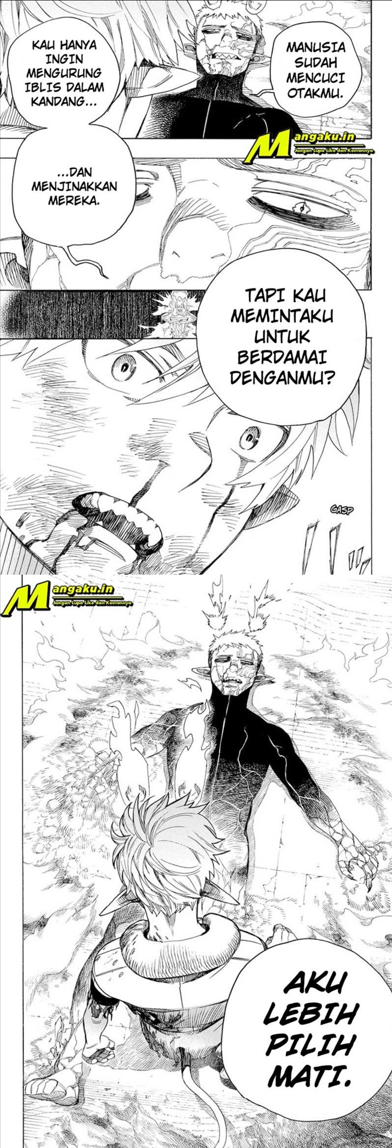 Ao no Exorcist chapter 138.2 halaman 2