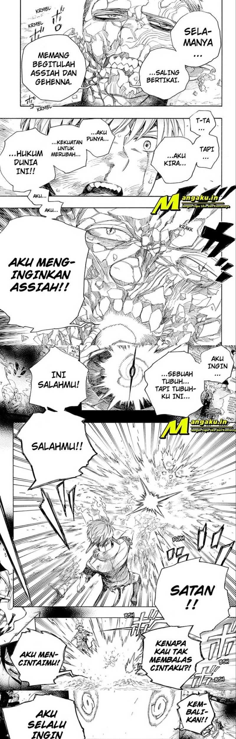 Ao no Exorcist chapter 138.2 halaman 3