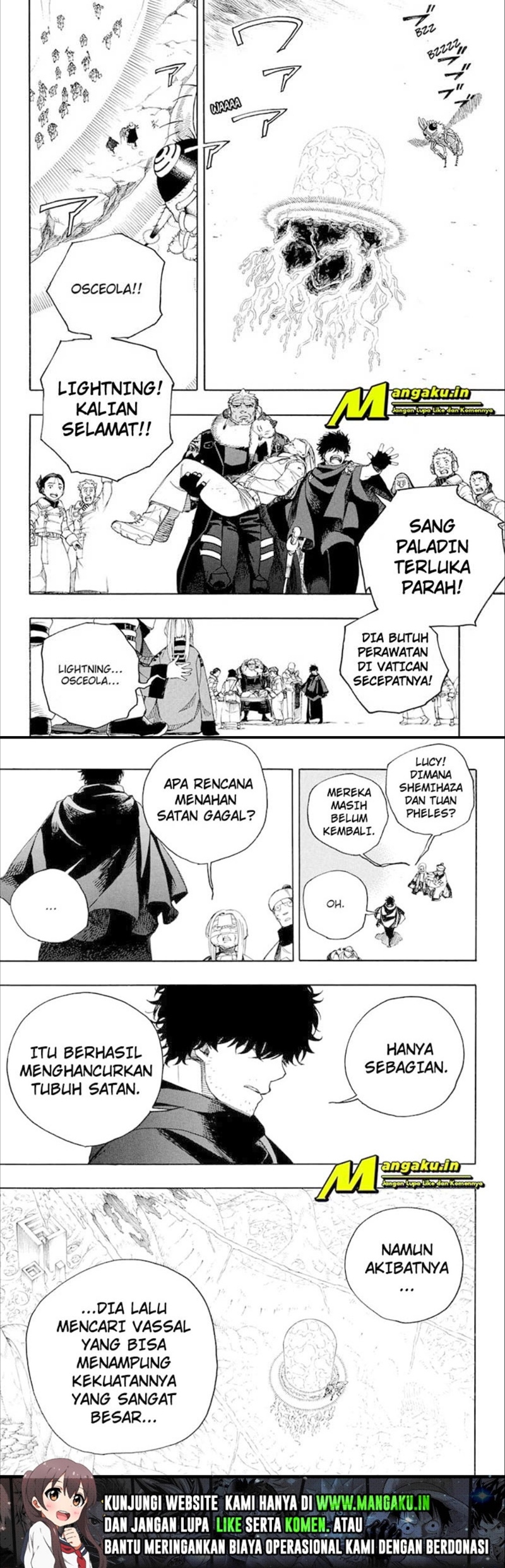 Ao no Exorcist chapter 138.2 halaman 9