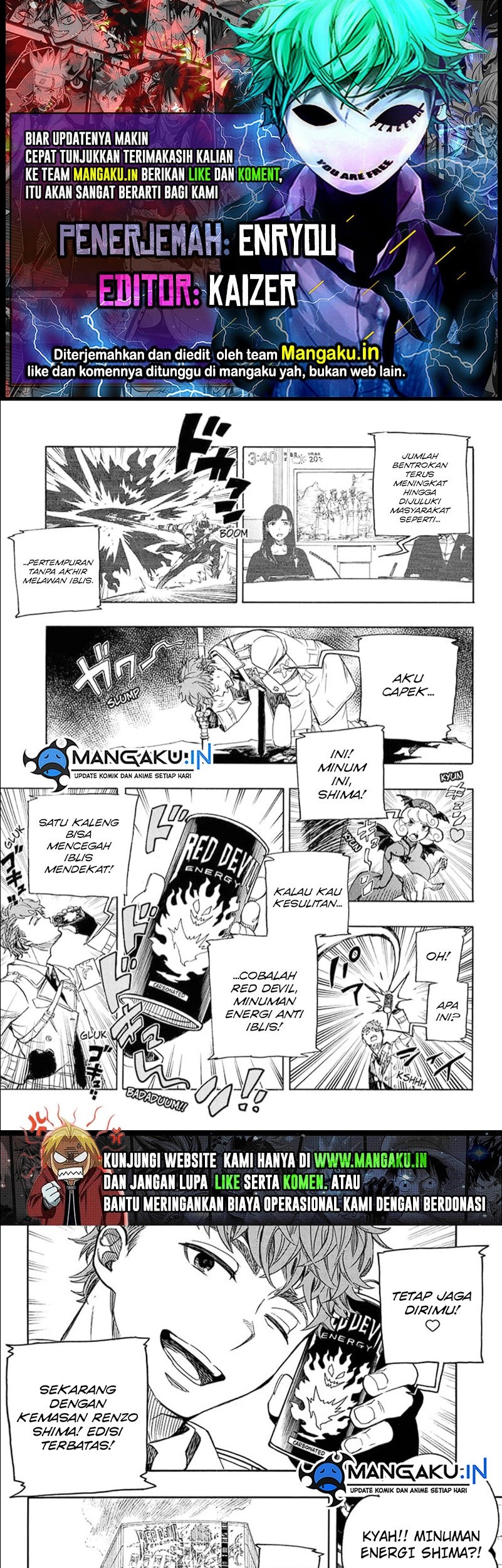 Ao no Exorcist chapter 139.2 halaman 1