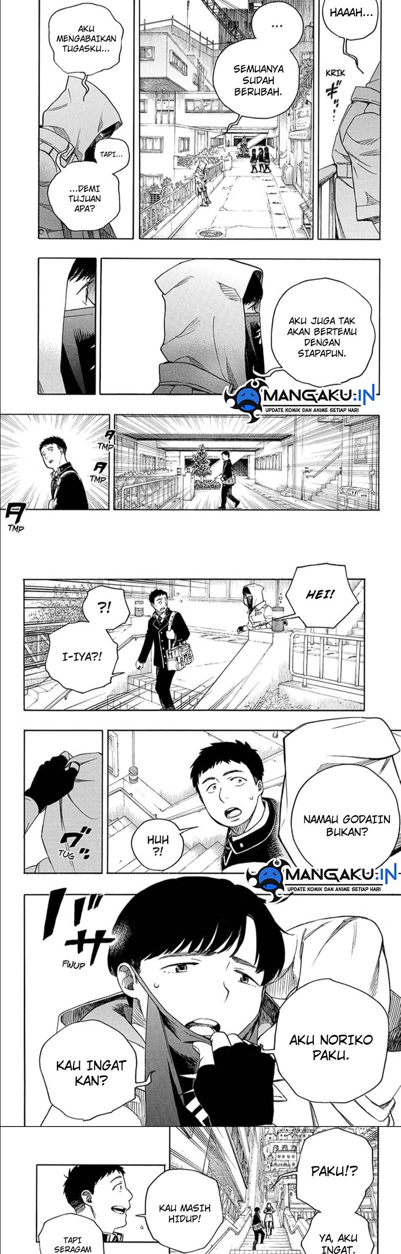 Ao no Exorcist chapter 139.2 halaman 9