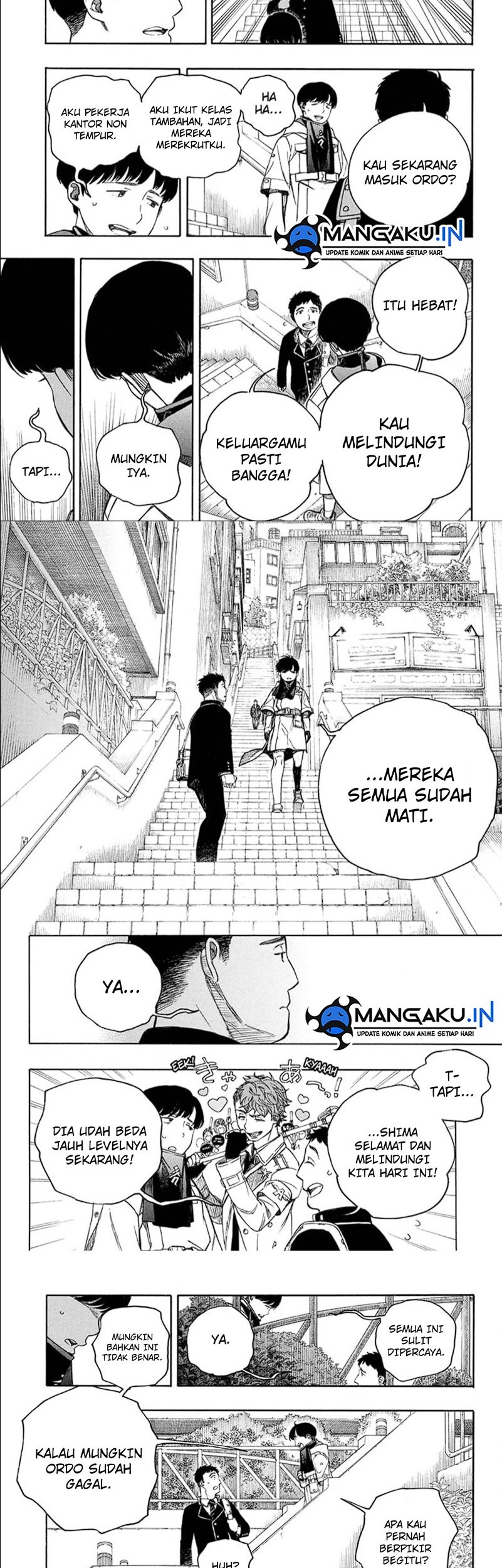 Ao no Exorcist chapter 139.2 halaman 11
