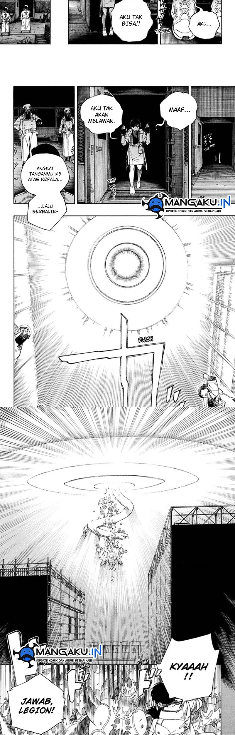 Ao no Exorcist chapter 139.2 halaman 17