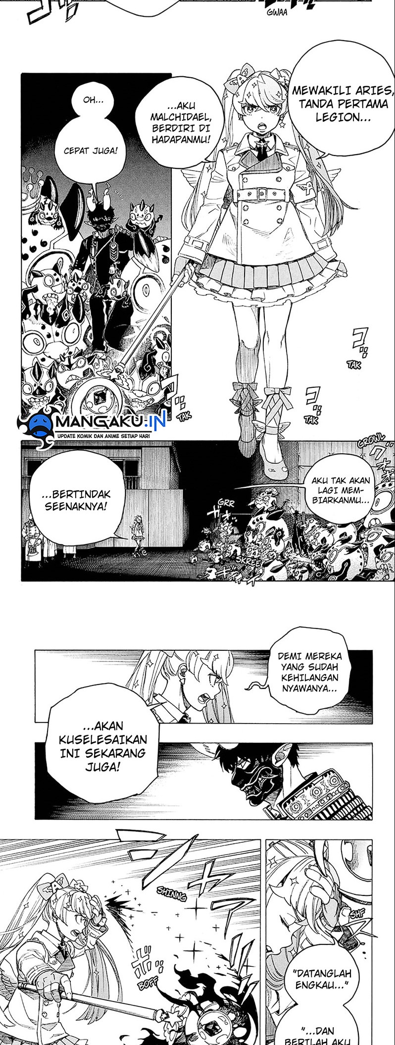 Ao no Exorcist chapter 140.1 halaman 3
