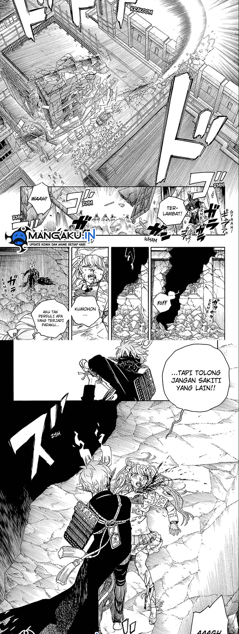 Ao no Exorcist chapter 140.1 halaman 7