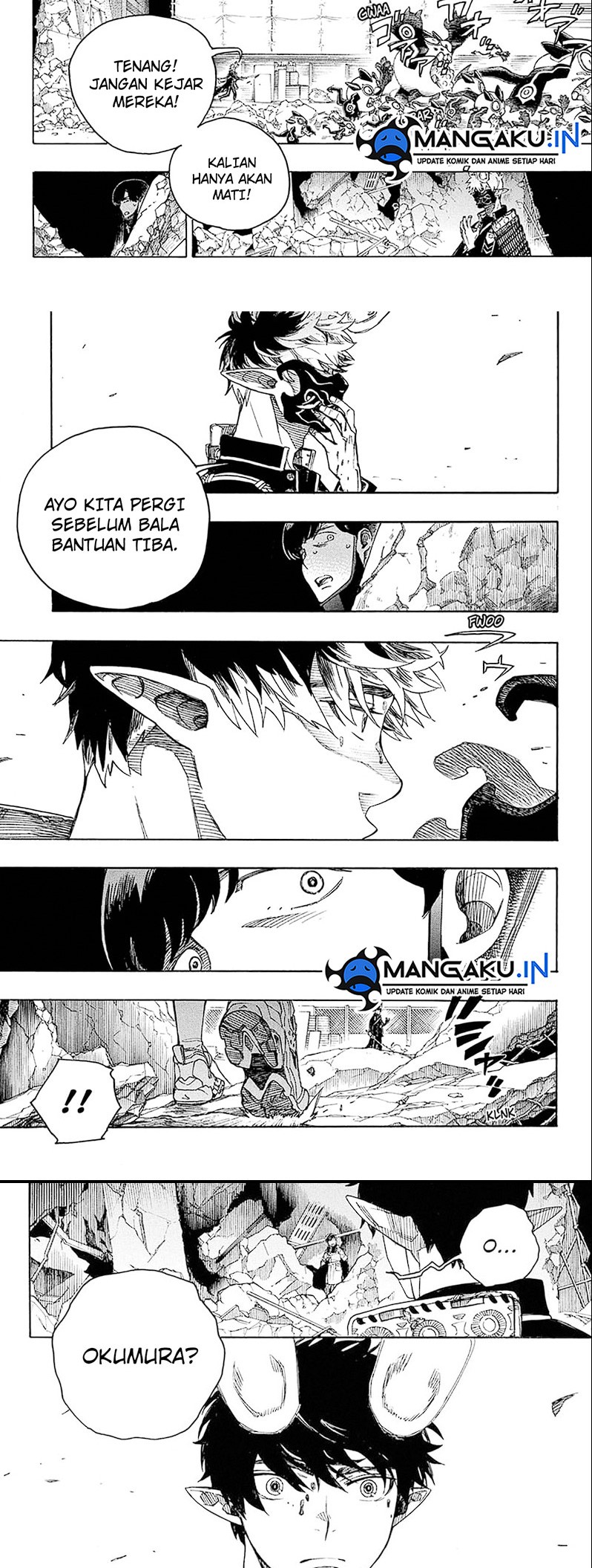 Ao no Exorcist chapter 140.1 halaman 9
