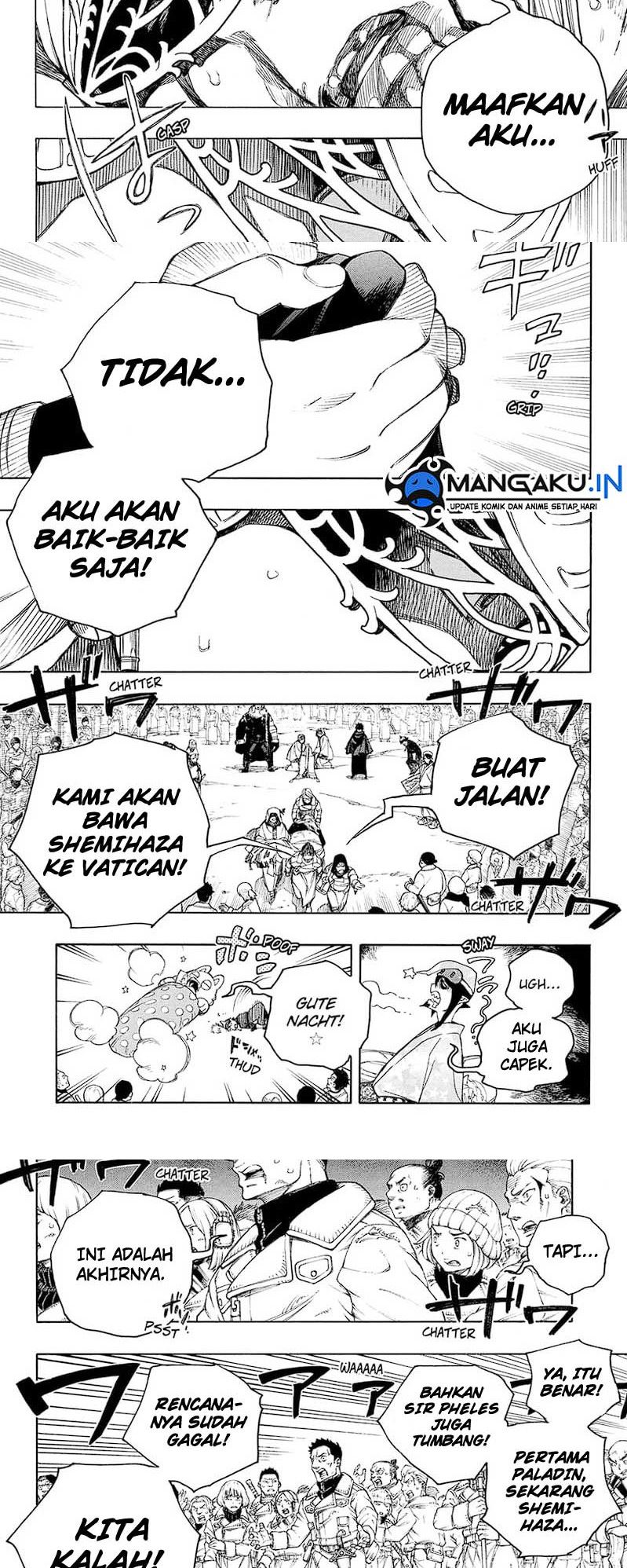 Ao no Exorcist chapter 141.2 halaman 3