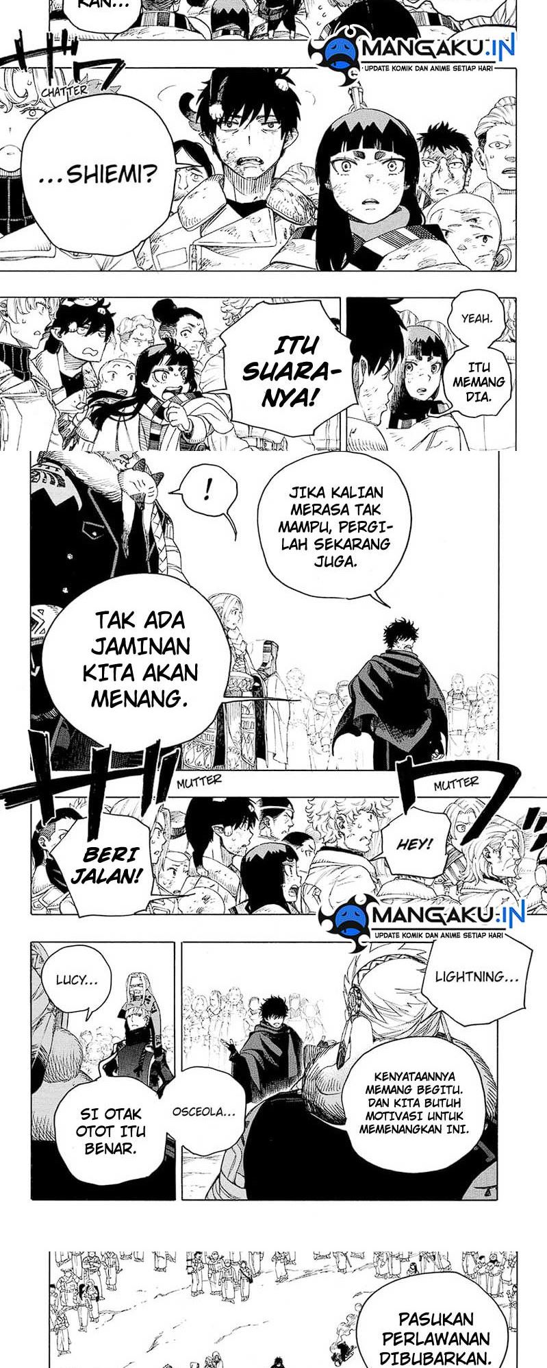 Ao no Exorcist chapter 141.2 halaman 7