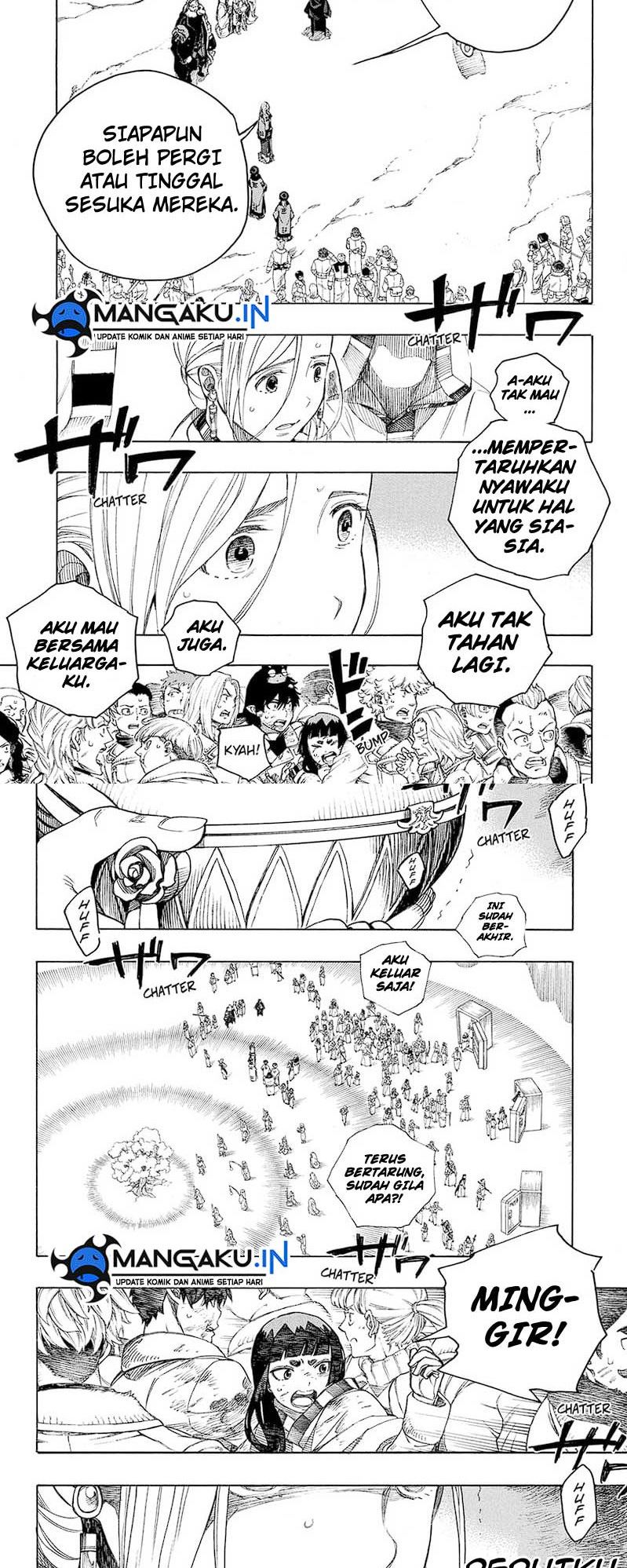 Ao no Exorcist chapter 141.2 halaman 8