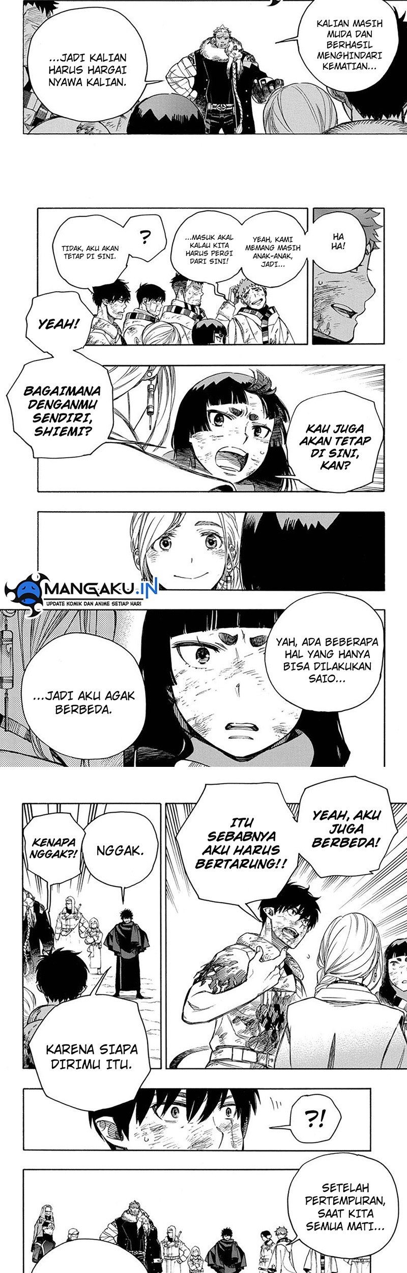 Ao no Exorcist chapter 142 halaman 11