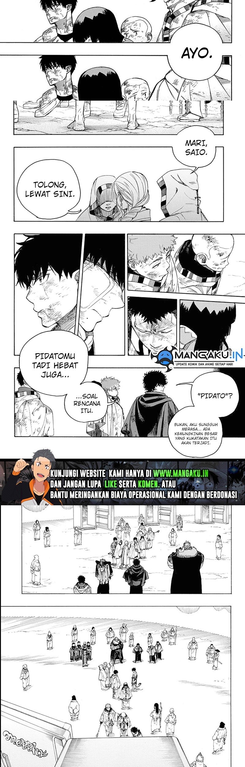 Ao no Exorcist chapter 142 halaman 15