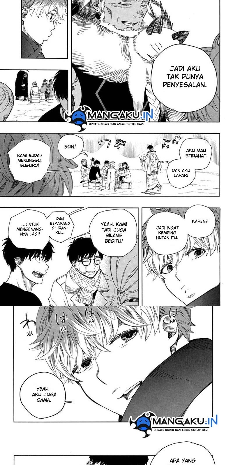 Ao no Exorcist chapter 144.1 halaman 4