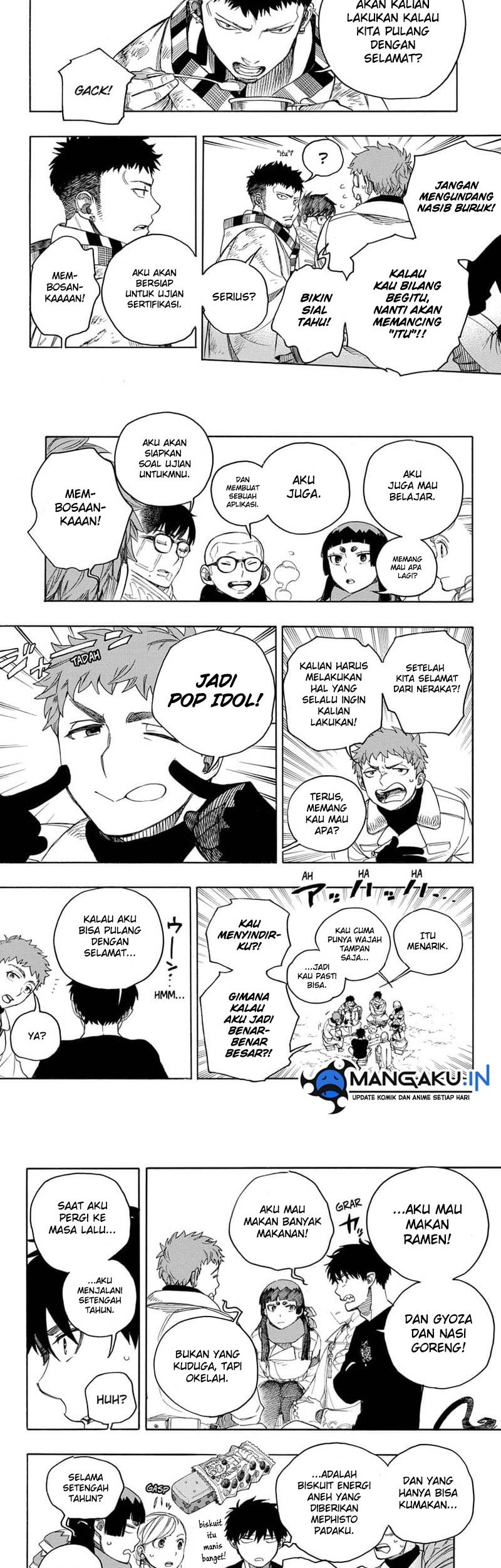 Ao no Exorcist chapter 144.1 halaman 5