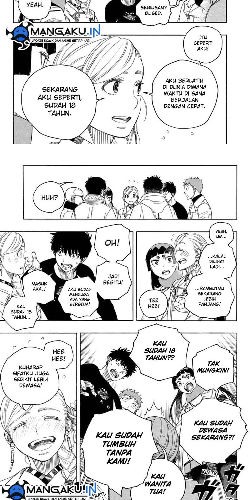 Ao no Exorcist chapter 144.1 halaman 6