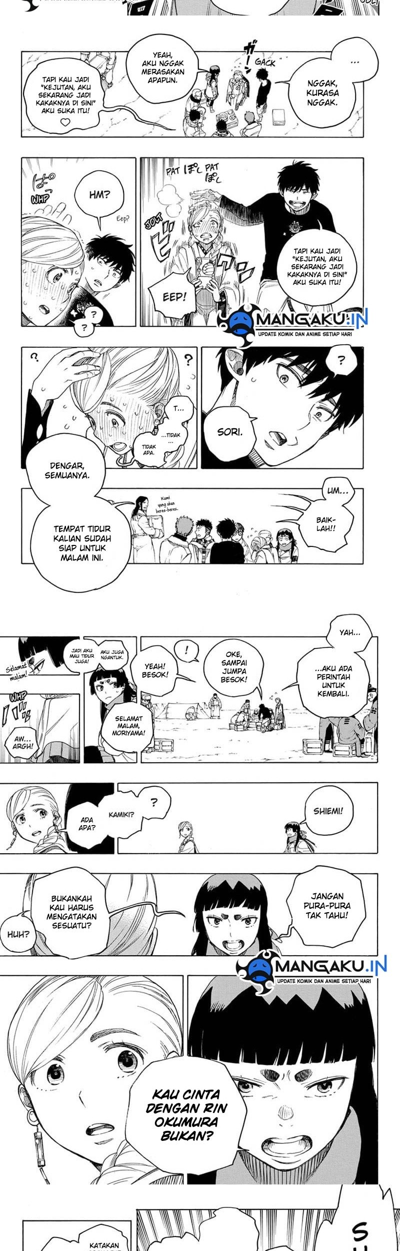 Ao no Exorcist chapter 144.1 halaman 7