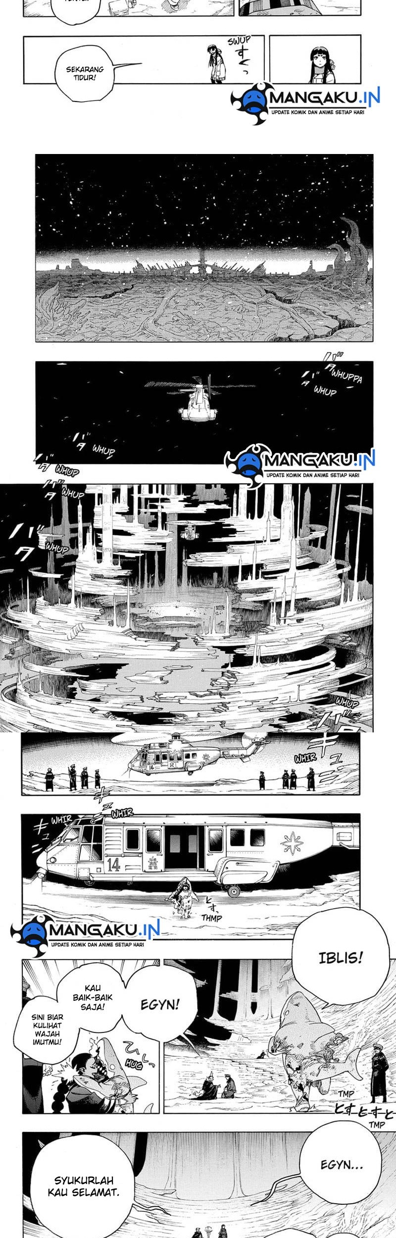 Ao no Exorcist chapter 144.2 halaman 3