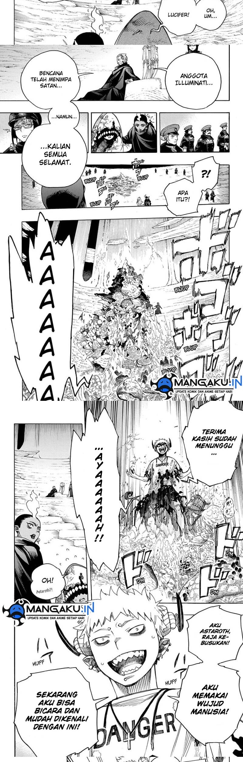 Ao no Exorcist chapter 144.2 halaman 4