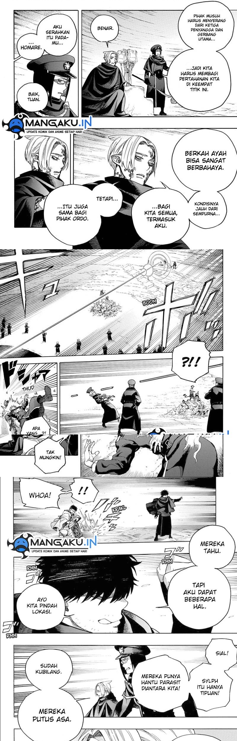Ao no Exorcist chapter 144.2 halaman 9