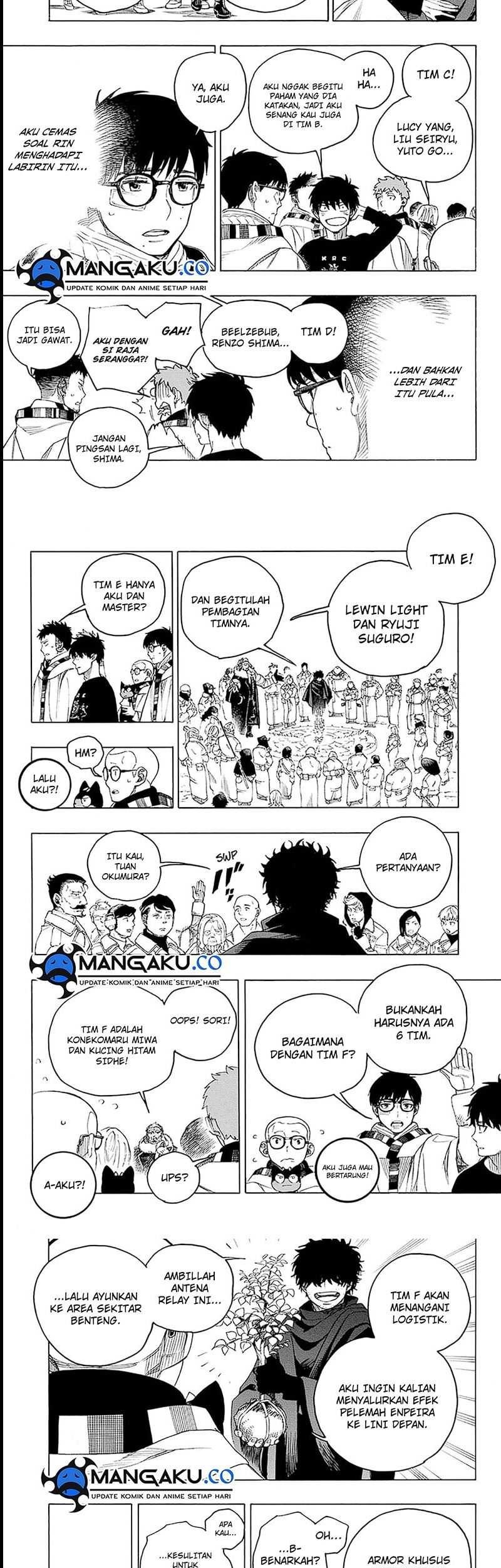 Ao no Exorcist Bab 145 halaman 11
