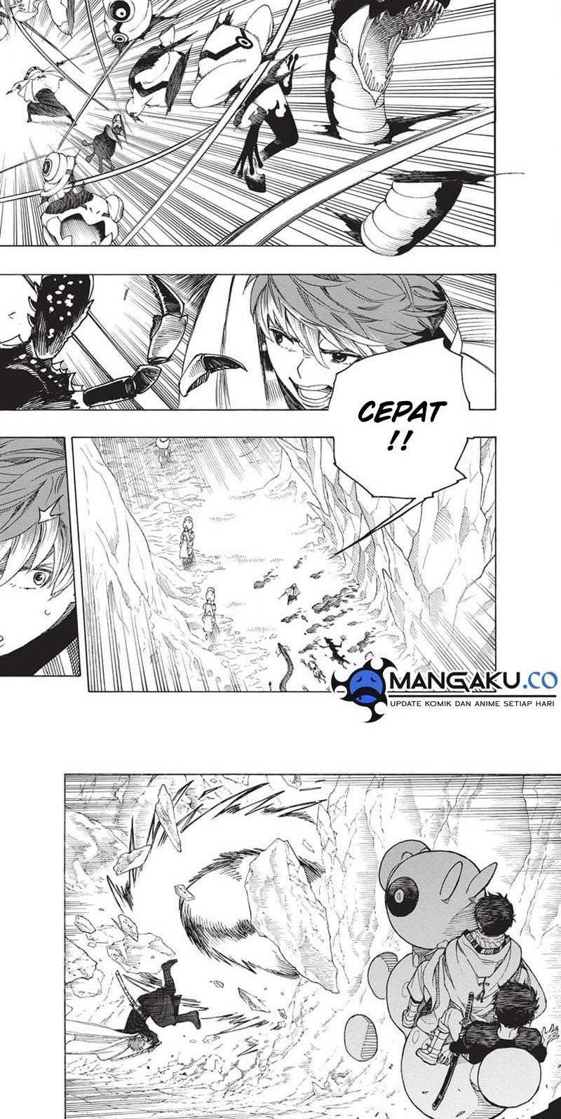 Ao no Exorcist chapter 146.2 halaman 8