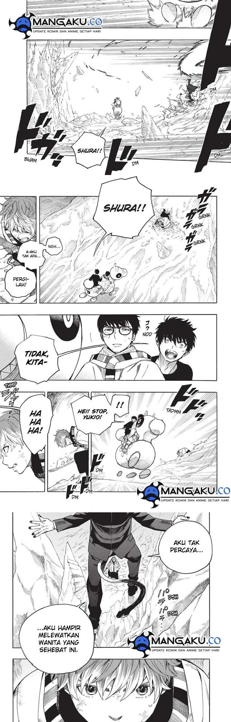 Ao no Exorcist chapter 146.2 halaman 9