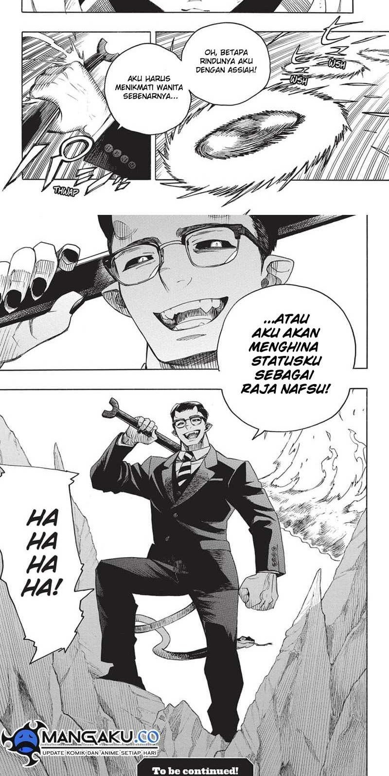Ao no Exorcist chapter 146.2 halaman 10