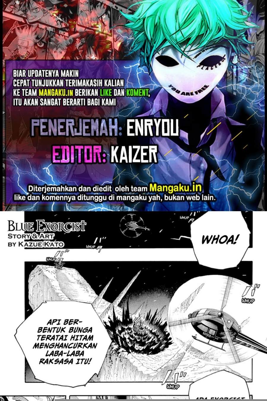 Ao no Exorcist chapter 156.2 halaman 1