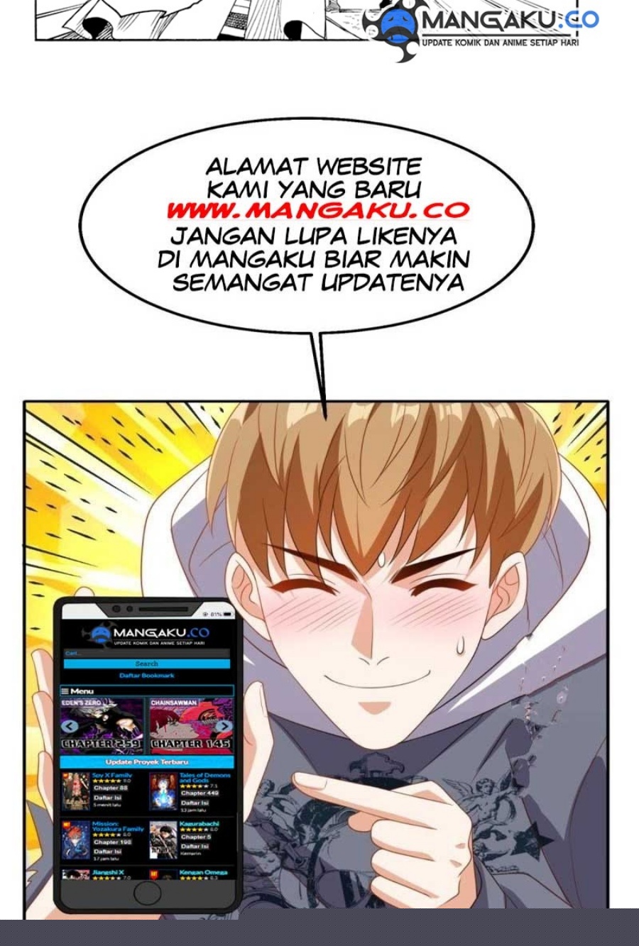 Ao no Exorcist chapter 156.2 halaman 17