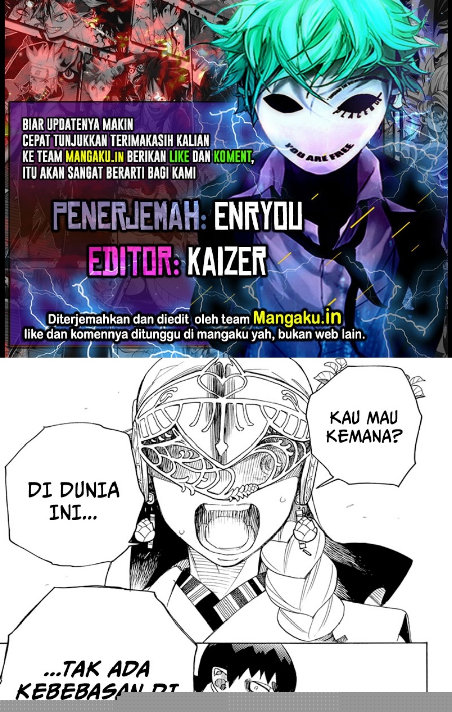 Ao no Exorcist chapter 156 halaman 1
