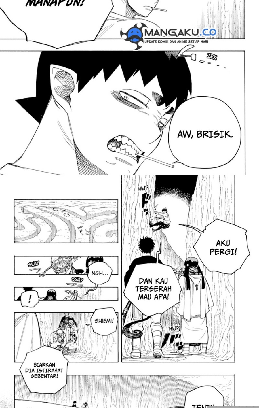 Ao no Exorcist chapter 156 halaman 2