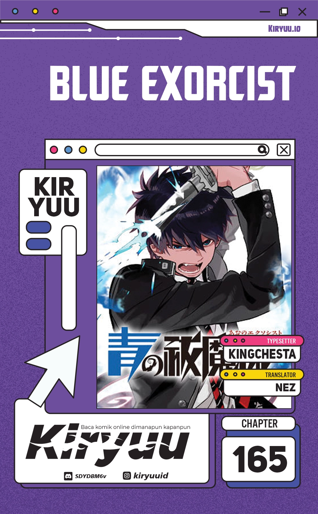 Ao no Exorcist chapter 165 halaman 1