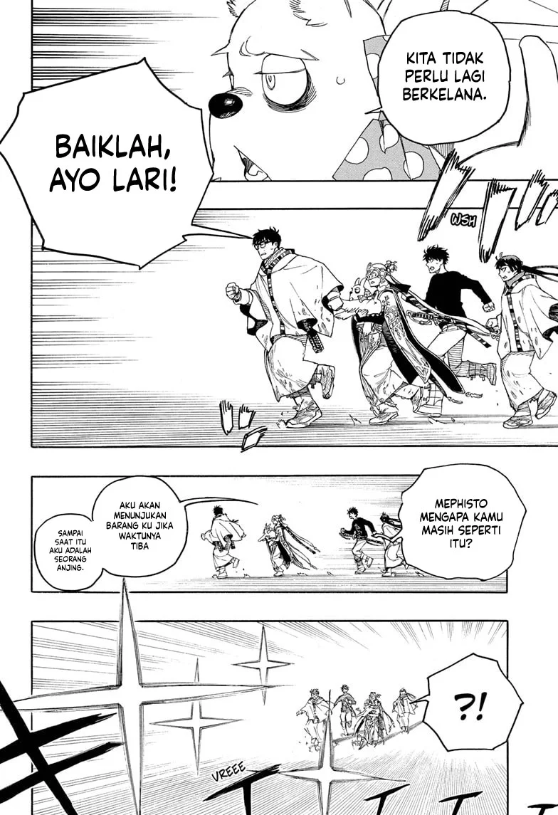 Ao no Exorcist Bab 166 halaman 17