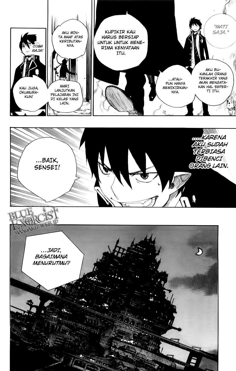 Ao no Exorcist chapter 3 halaman 27