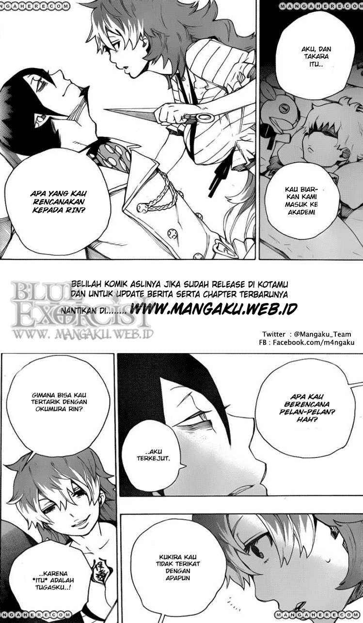 Ao no Exorcist chapter 34 halaman 8