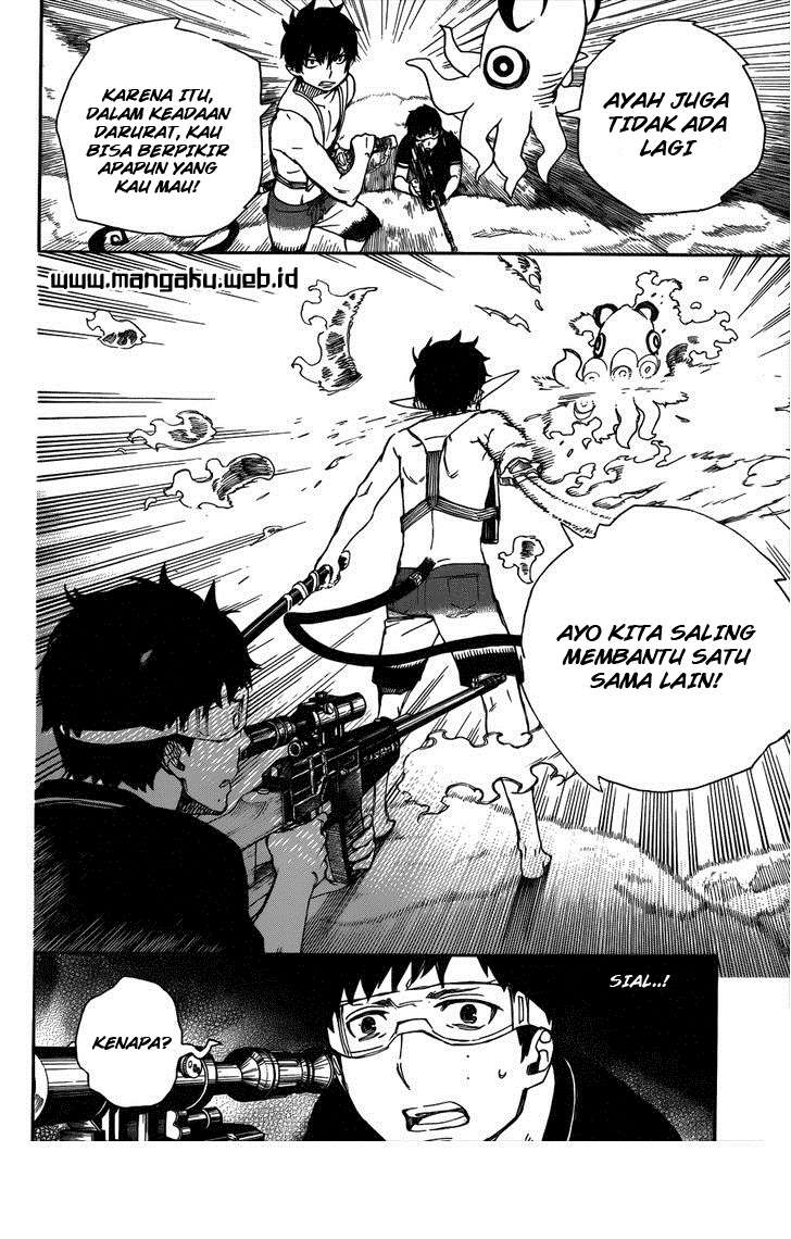Ao no Exorcist Bab 37 halaman 22