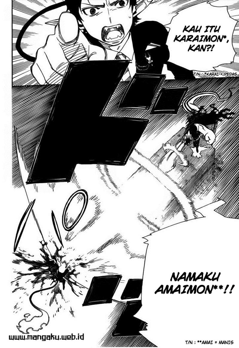 Ao no Exorcist chapter 39 halaman 28