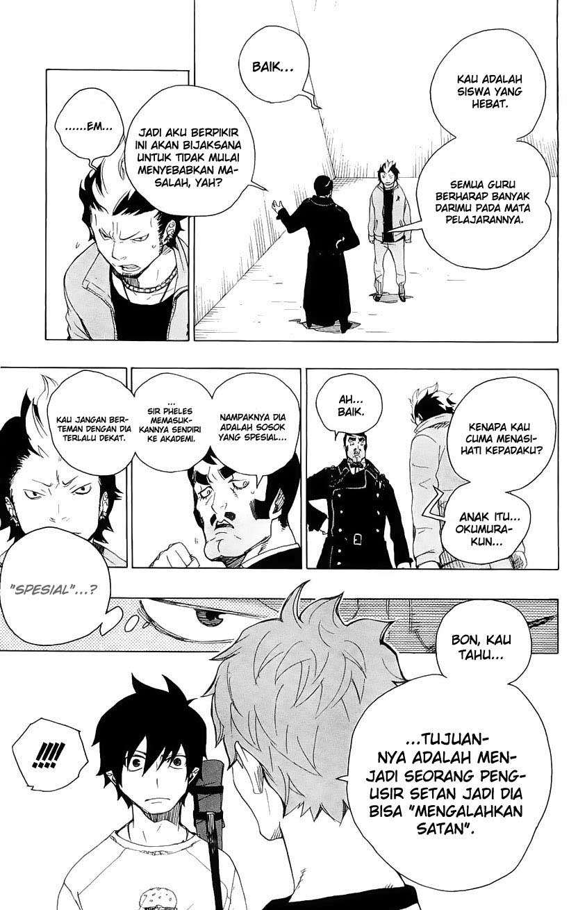 Ao no Exorcist chapter 4 halaman 14