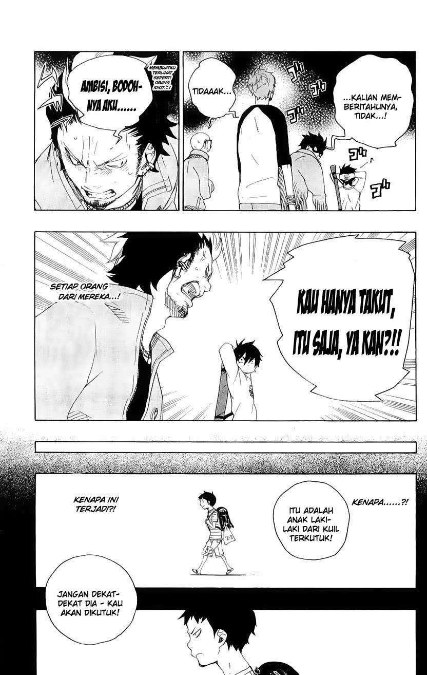 Ao no Exorcist chapter 4 halaman 25