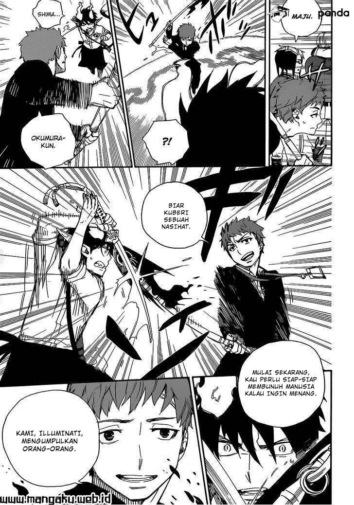Ao no Exorcist chapter 49.2 halaman 9