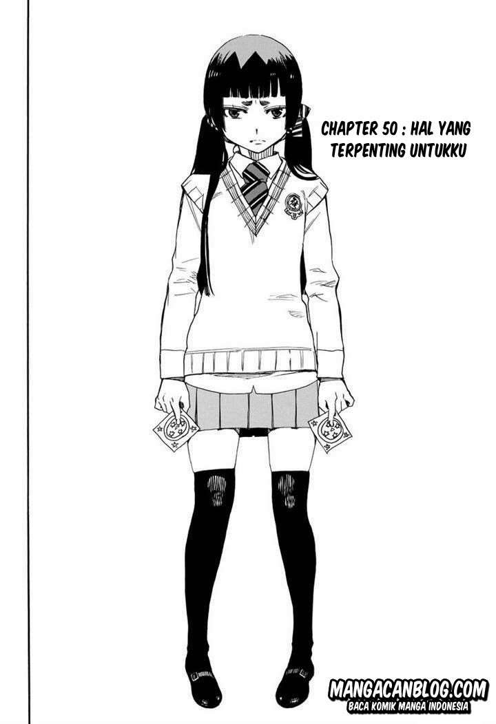 Ao no Exorcist chapter 50 halaman 4