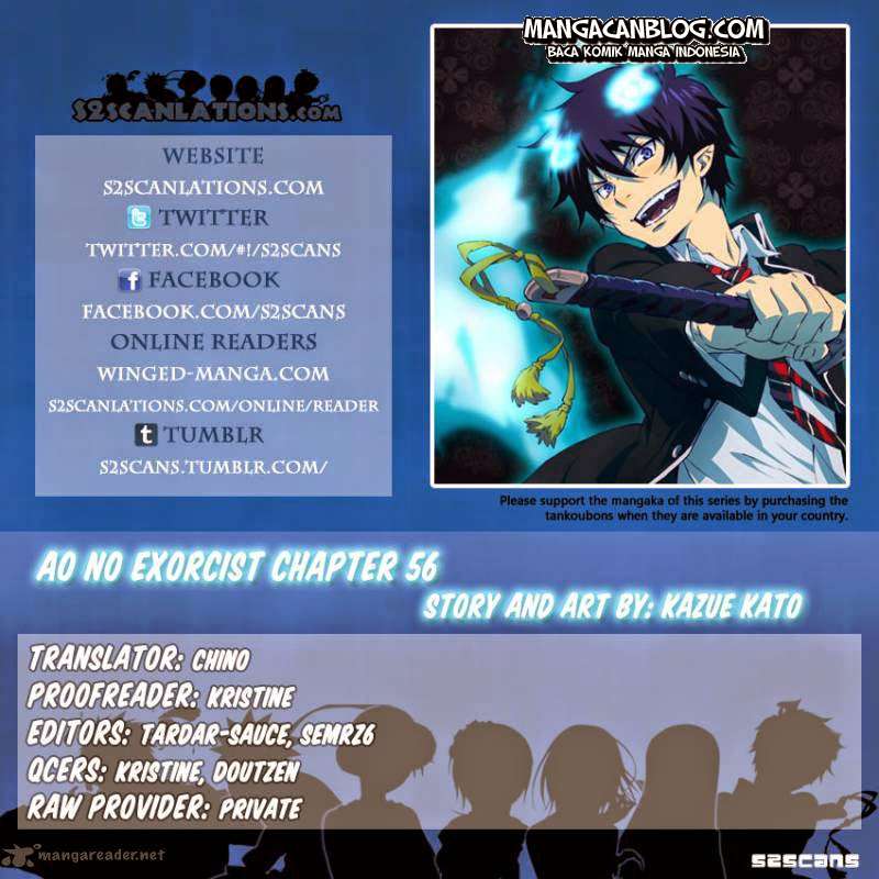 Ao no Exorcist chapter 56 halaman 1