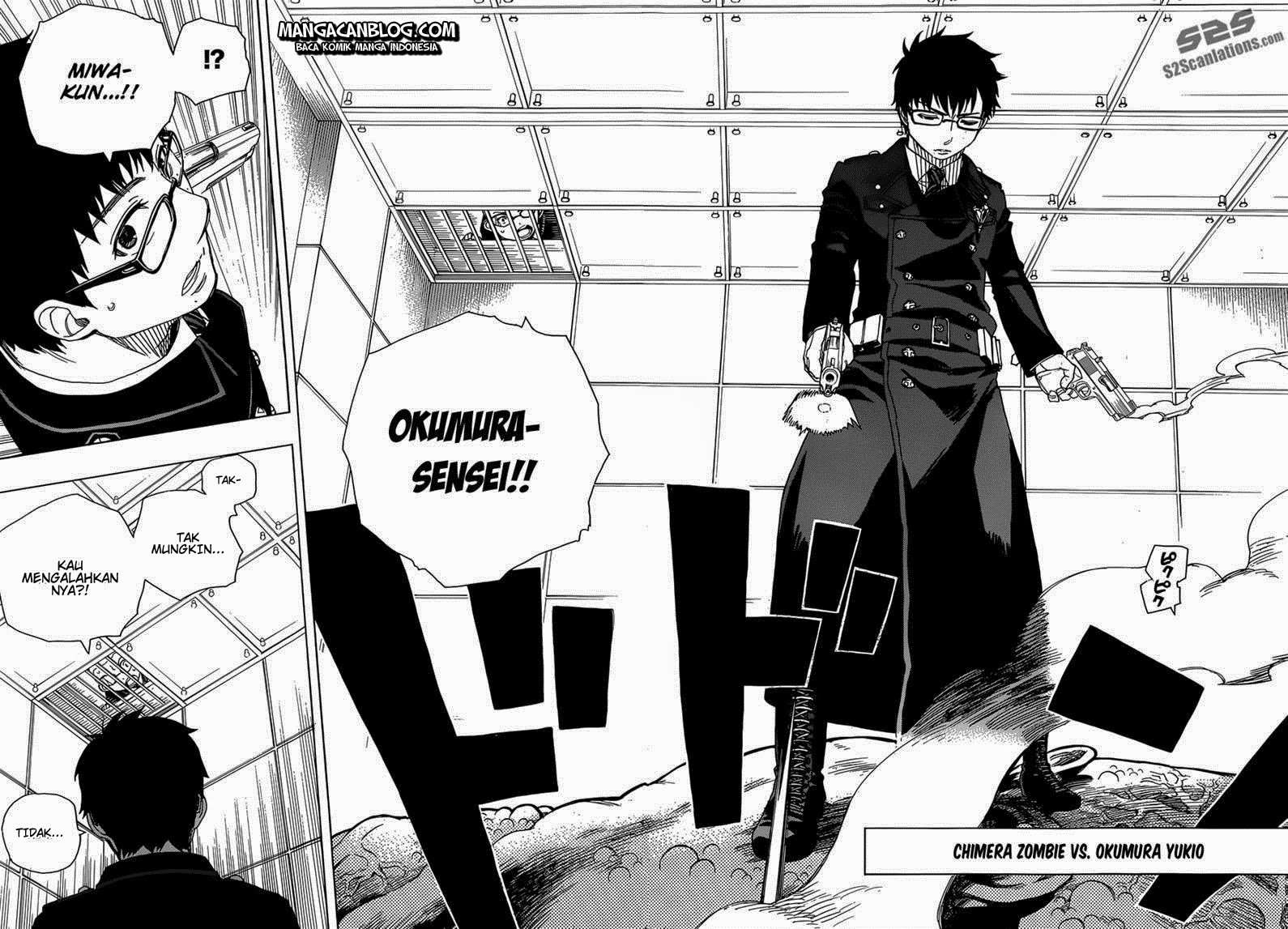 Ao no Exorcist Bab 57 halaman 24