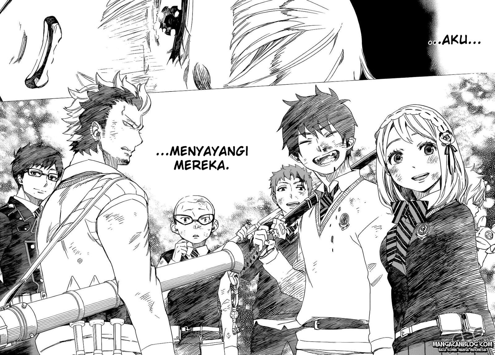 Ao no Exorcist chapter 60 halaman 28
