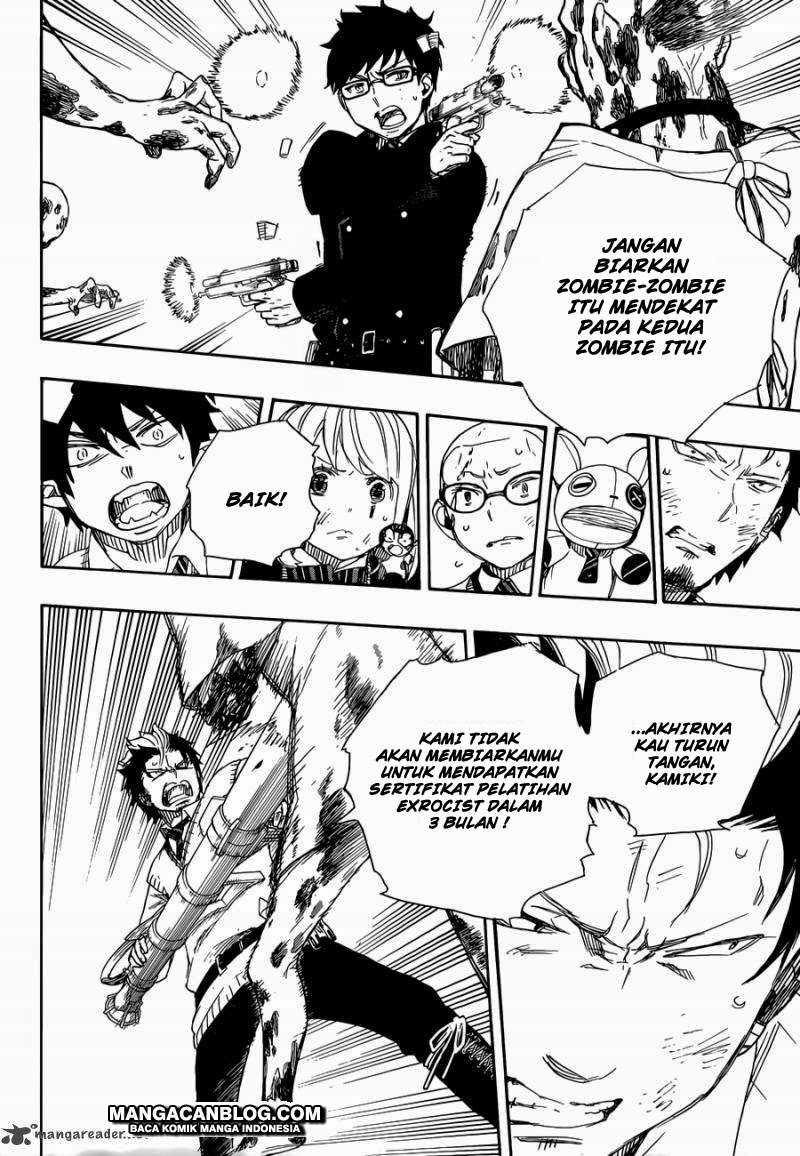 Ao no Exorcist chapter 61 halaman 22