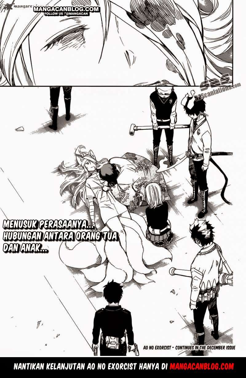 Ao no Exorcist chapter 61 halaman 34