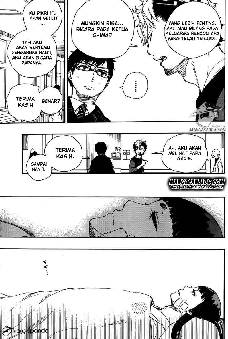 Ao no Exorcist chapter 63 halaman 17