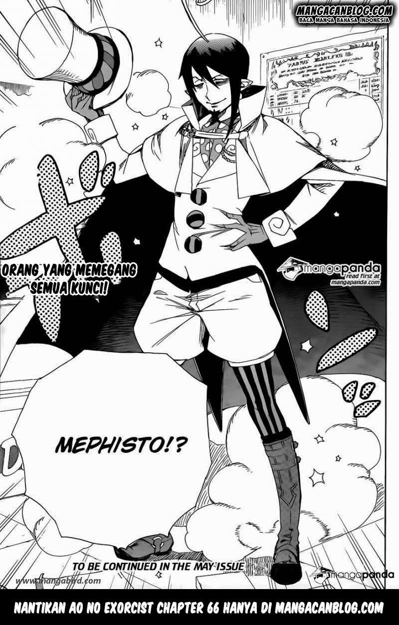 Ao no Exorcist chapter 65 halaman 34
