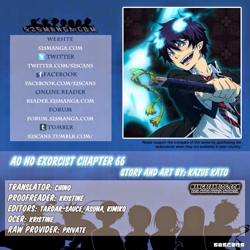 Ao no Exorcist Bab 66 halaman 1