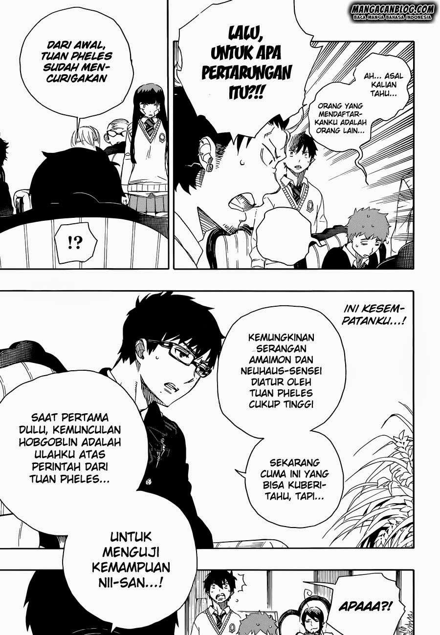 Ao no Exorcist Bab 66 halaman 18
