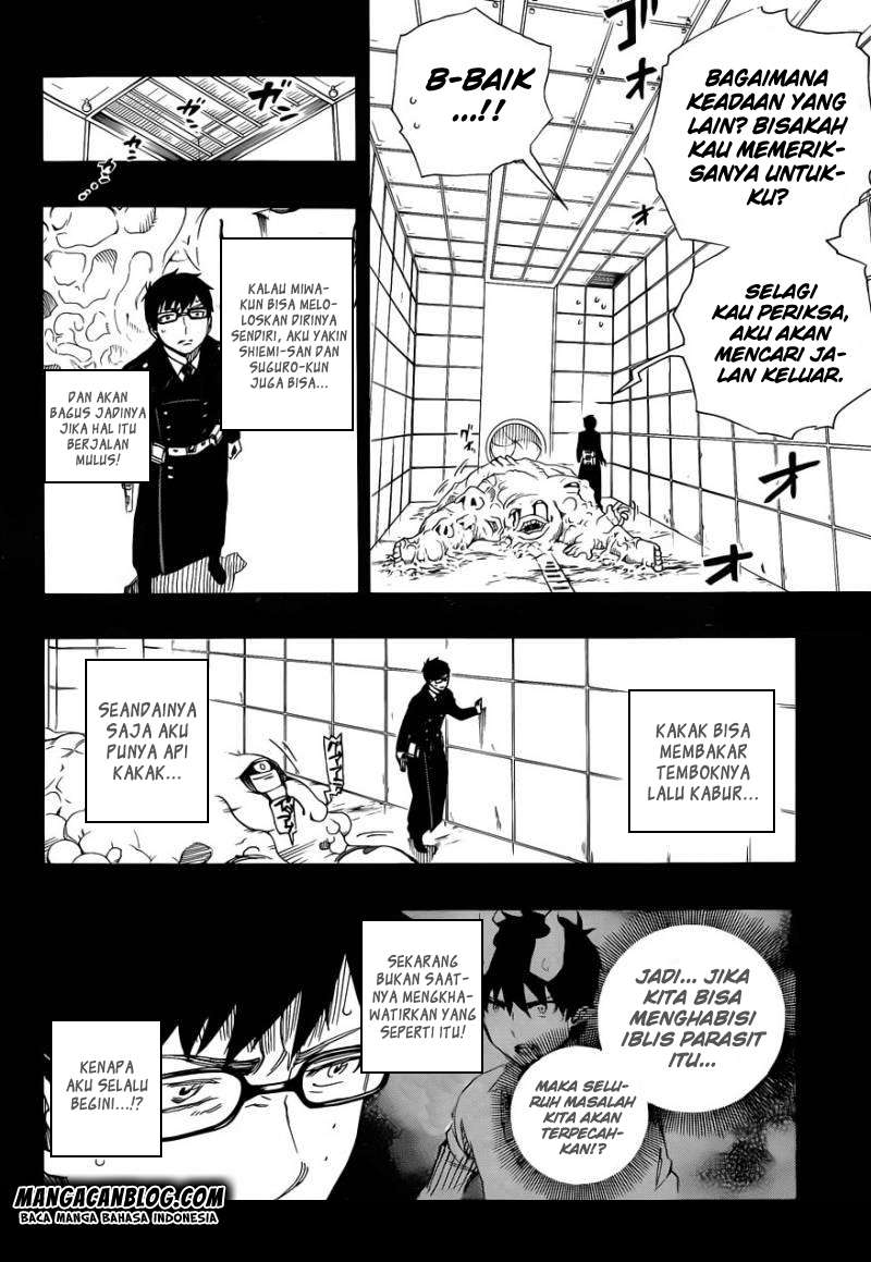 Ao no Exorcist chapter 67 halaman 8